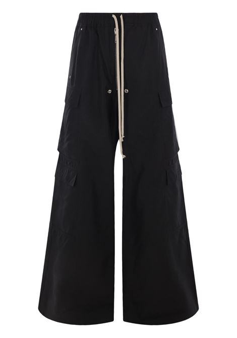 Black Double Cargo Jumbo Belas trousers Rick owens drkshdw - men